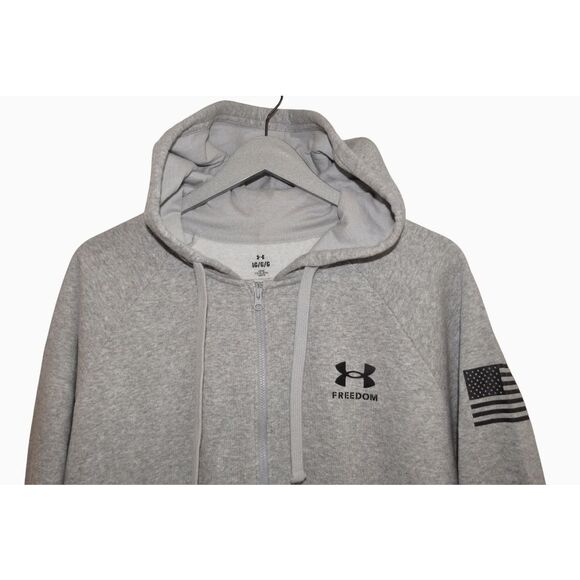 Under Armour Men's Freedom Rival Zip Hoodie L 1379210 - Picture 3 of 6